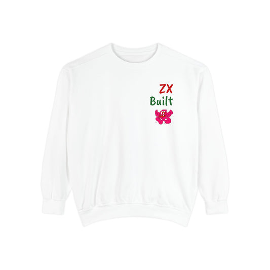 ZX|Built Unisex Garment-Dyed Sweatshirt